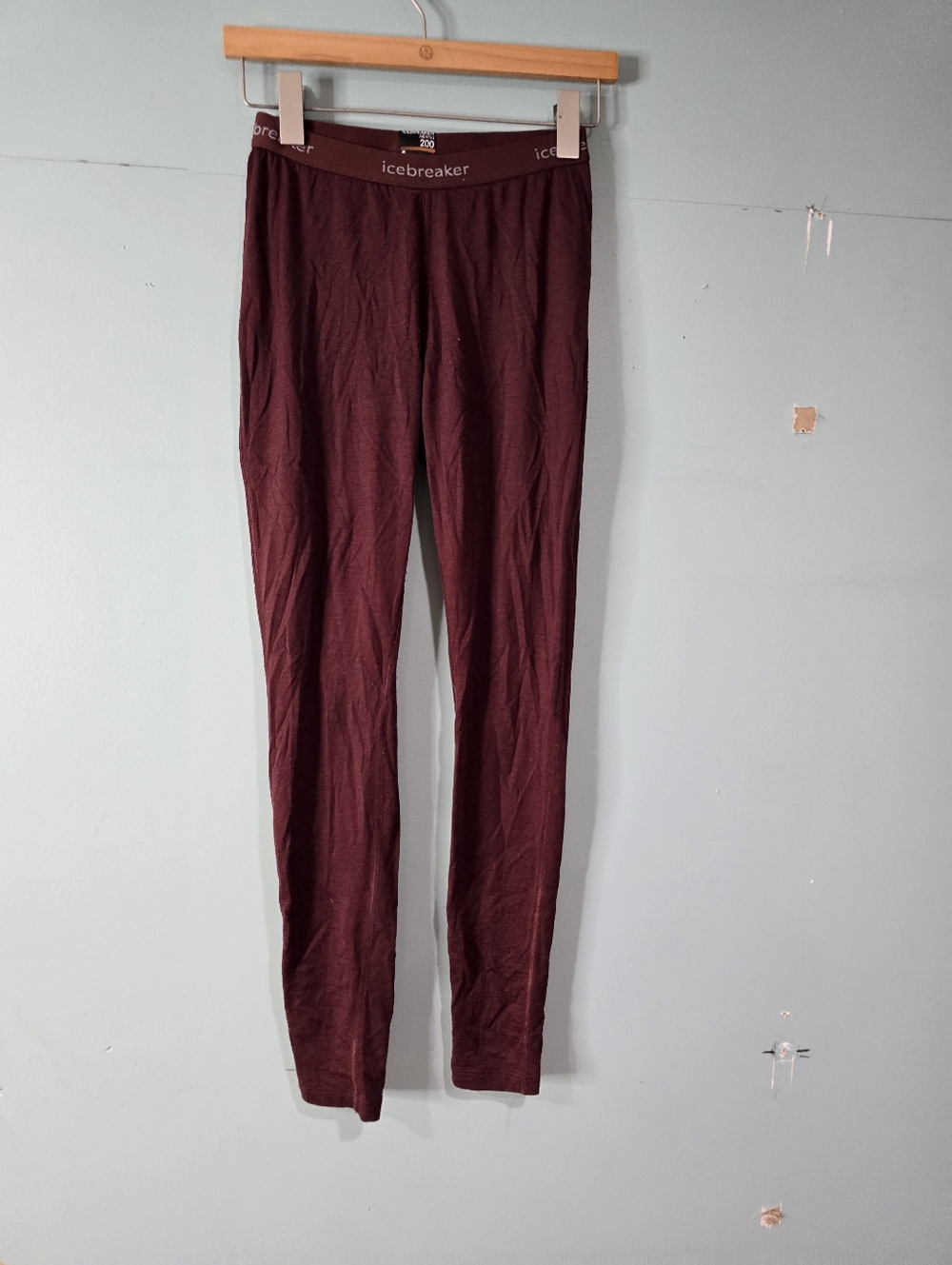 Icebreaker Merino Women's 200 Wool Baselayer Leggings Res Size S